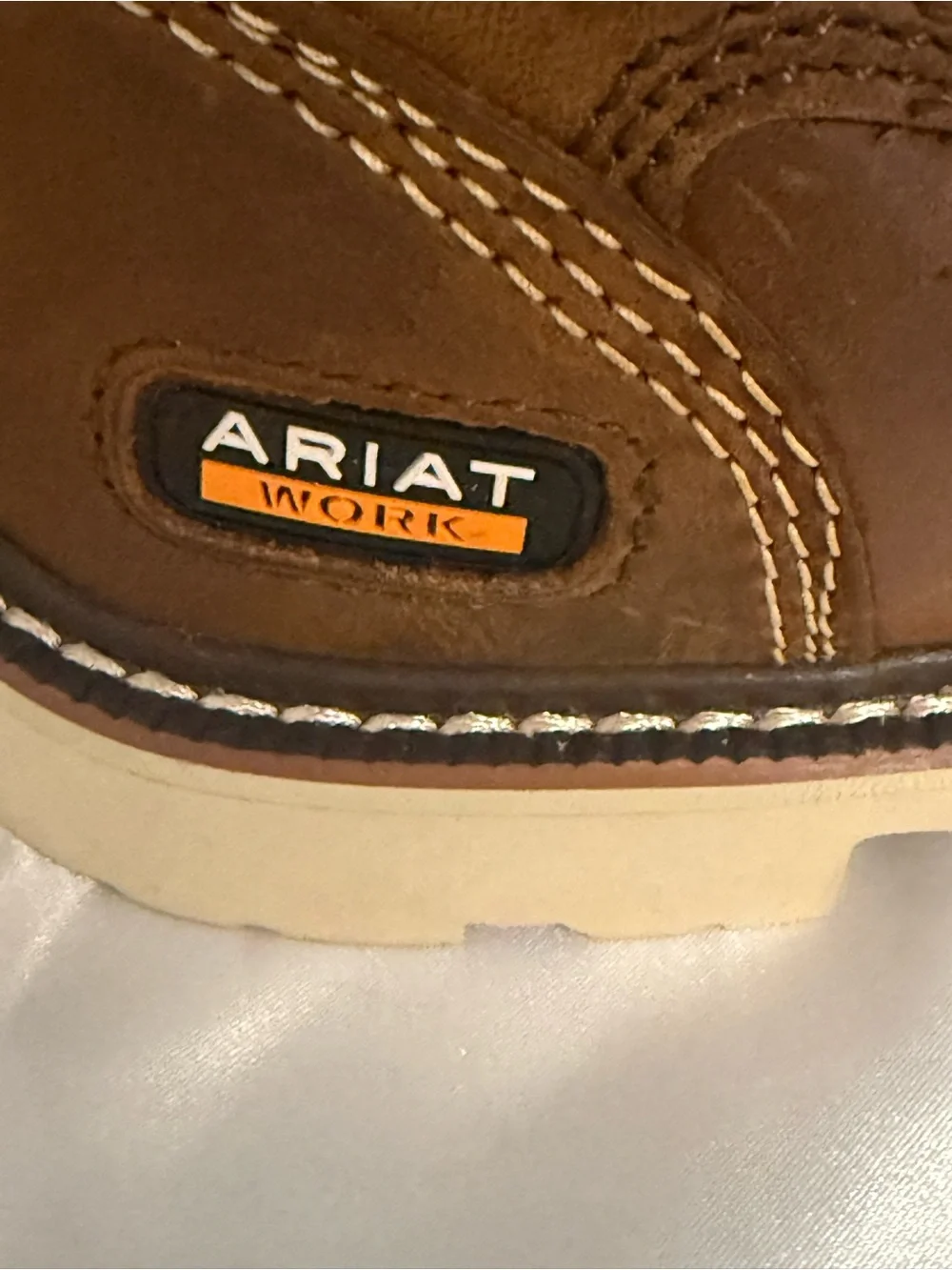 Ariat Women’s Distressed  Rebar Work Boots! Waterproof and NWT